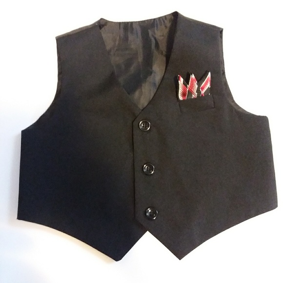 Baby tuxedo set pants and vest - Picture 3 of 5